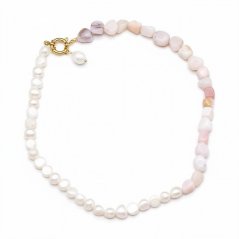 Perlový NÁHRDELNÍK - MINERAL GOLD BALANCE