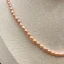 Perlový NÁHRDELNÍK - ROSE BUBBLE - Barva zapínání: Stříbrná