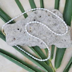 Perlový NÁHRDELNÍK - WHITE SIMPLY