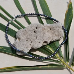 Perlový NÁHRDELNÍK mini pearls - DARK SOUL