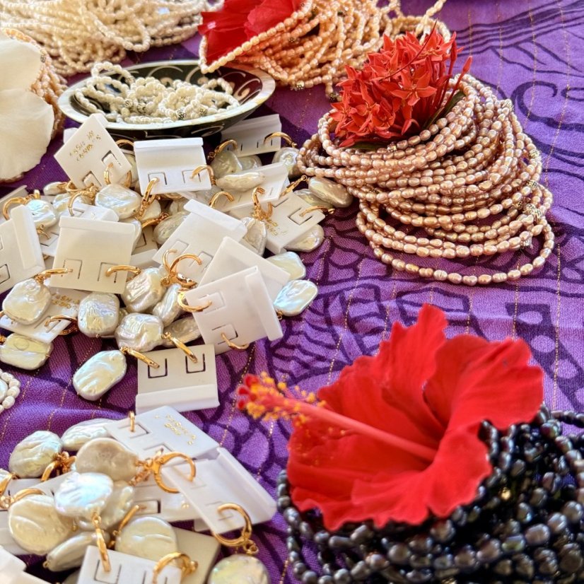 Perlové NÁUŠNICE - COIN