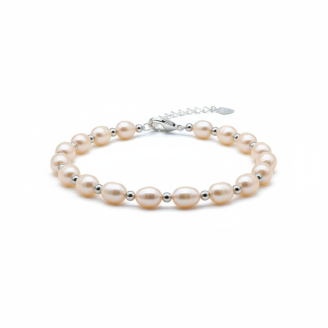 Náramek - ROSE SILVER BUBBLE