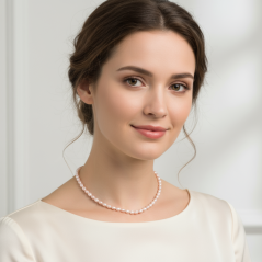 Perlový NÁHRDELNÍK - VIOLET BUBBLE