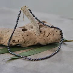 Perlový NÁHRDELNÍK - BLACK BUBBLE