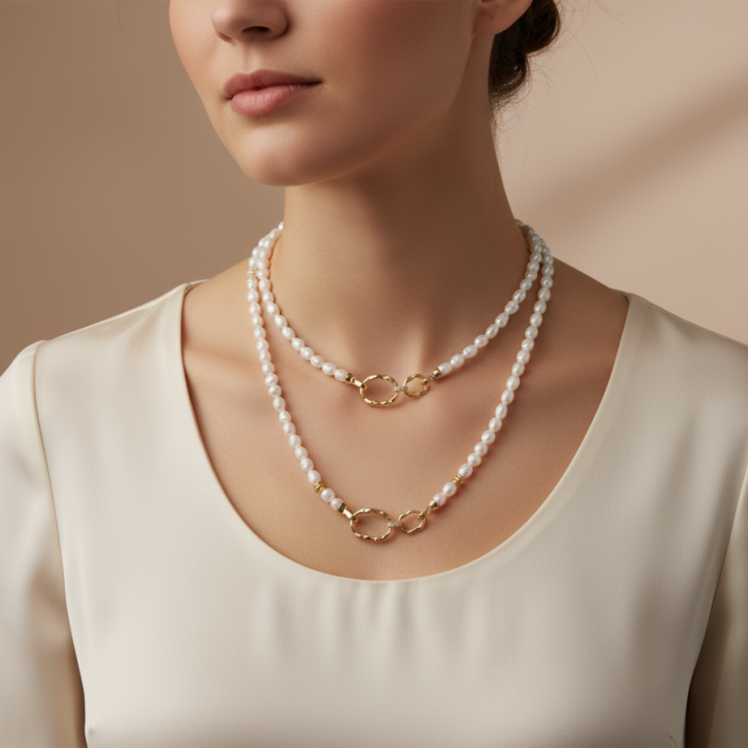 Perlový NÁHRDELNÍK - ICON