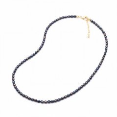 Perlový NÁHRDELNÍK - BLACK SIMPLY