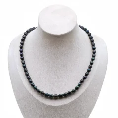 Perlový NÁHRDELNÍK - BLACK BUBBLE MIST
