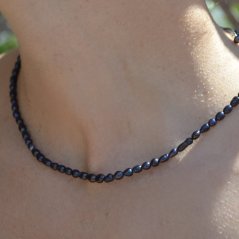 Perlový NÁHRDELNÍK - BLACK SIMPLY
