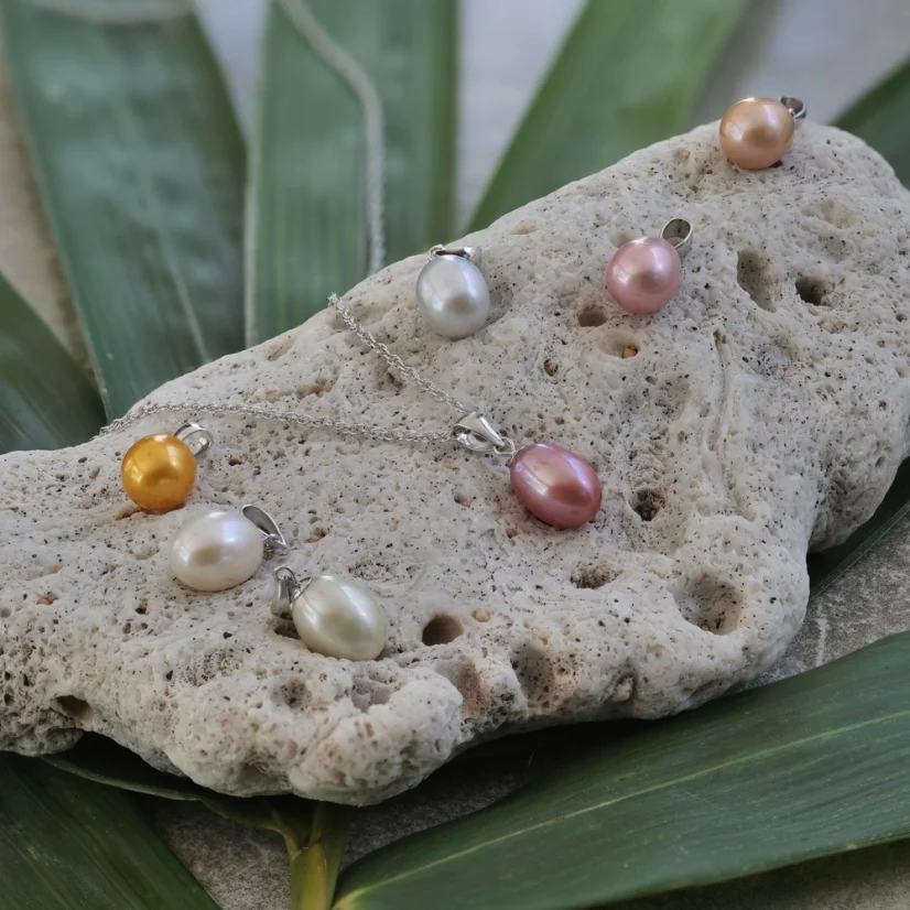 Stříbrný ŘETÍZEK s perlou - EVERY DAY