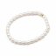 Perlový NÁRAMEK - BUBBLE PURE WHITE - Barva zapínání: Stříbrná