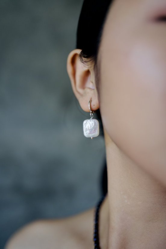 Perlové NÁUŠNICE - BAROC