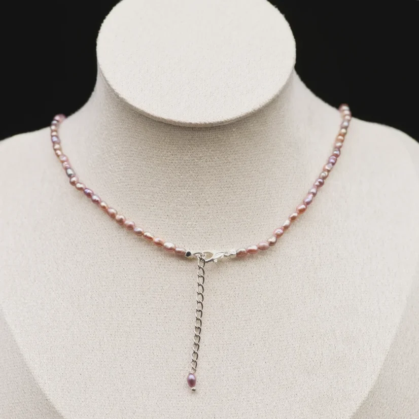 Perlový NÁHRDELNÍK - VIOLET SIMPLY