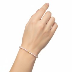 Perlový NÁRAMEK - BUBBLE PURE VIOLET