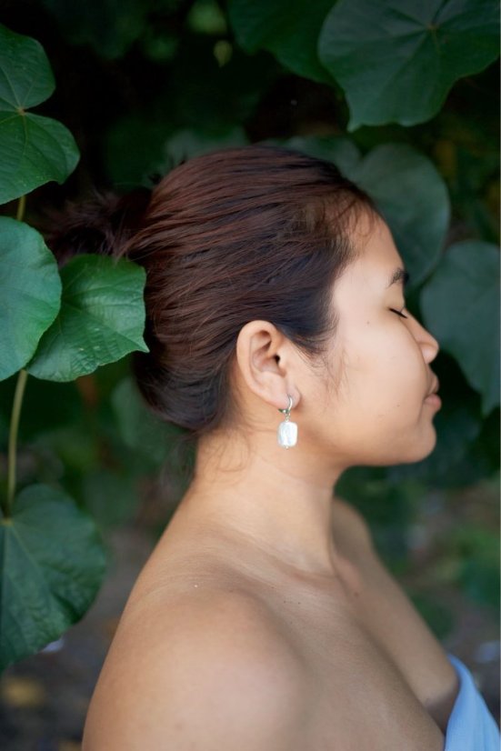 Perlové NÁUŠNICE - BAROC