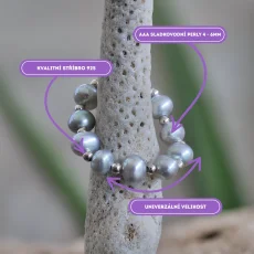 Perlový prsteň 7 RINGS – Strieborný