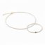 Perlový set náramku 15cm a náhrdelníku - WHITE GOLD SIMPLY
