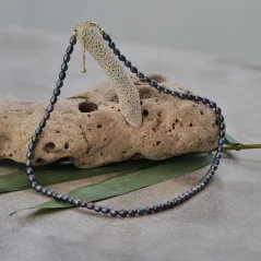 Perlový NÁHRDELNÍK - BLACK BUBBLE