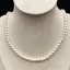 Perlový NÁHRDELNÍK - WHITE BUBBLE CHOKER - Barva zapínání: Stříbrná