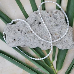 Perlový NÁHRDELNÍK - WHITE SIMPLY