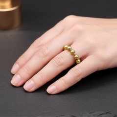 Perlový prsten 7 RINGS - Zelený