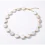 Náhrdelník - WHITE COIN - Barva kovu: Pozlaceno 18K zlatem